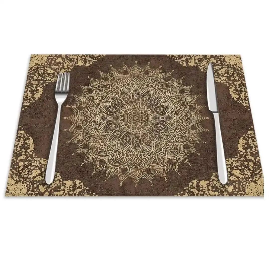 Place Mat : Waterproof Non-Slip Heat-resistant Dining Table Pad for Kitchen - Scrollcart Qatar