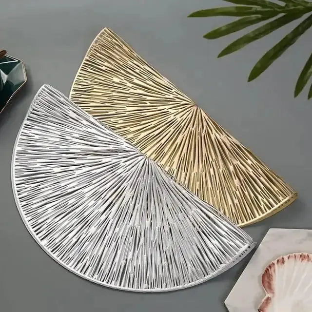 Place and Table Mats Set(6pc): Premium Classic Round Place Mats for Dining - Scrollcart Qatar