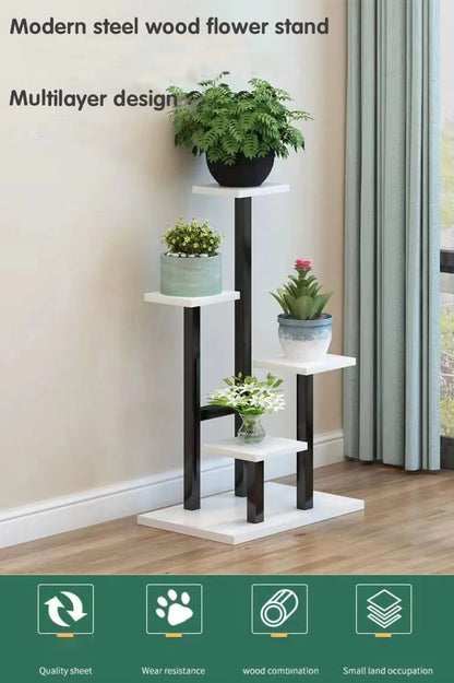 5-Tier Plant Stand & Flower Shelf – Indoor Garden Storage Rack for Balcony, Home & Office