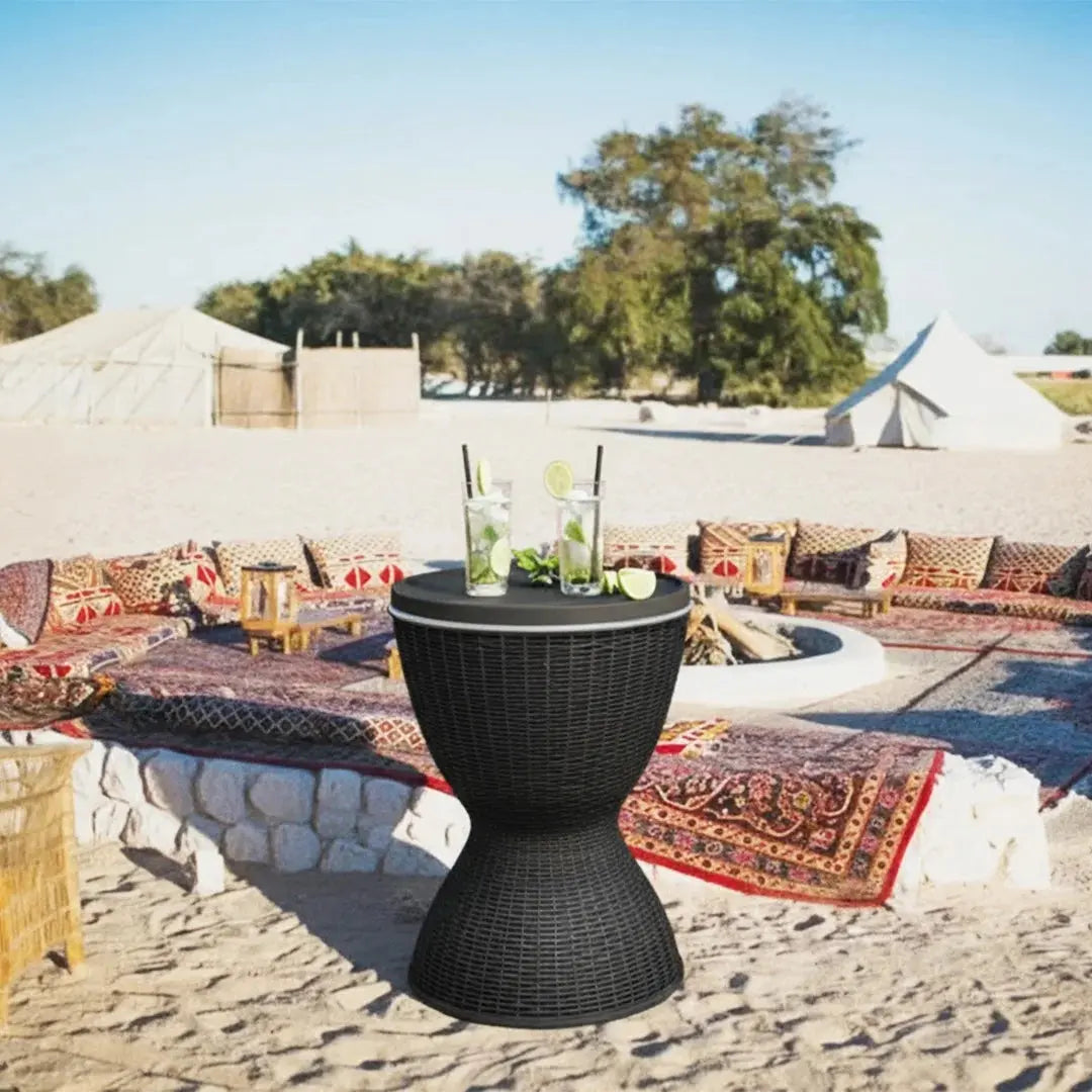 Bolt Cool Par: Extendable Outdoor Coffee Table & Ice Bucket Scrollcart Qatar 