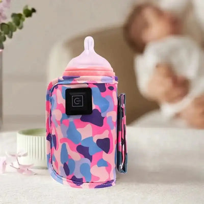 Portable USB Bottle Warmer: Travel Milk Bottle Warmer for Baby Bottle. - Scrollcart Qatar