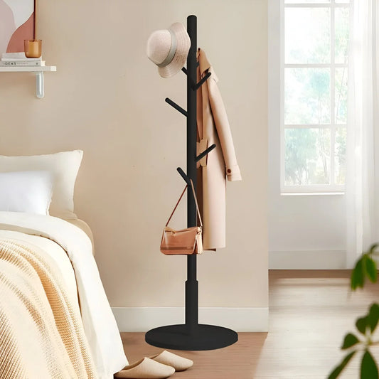 Adjustable Wooden Coat Rack