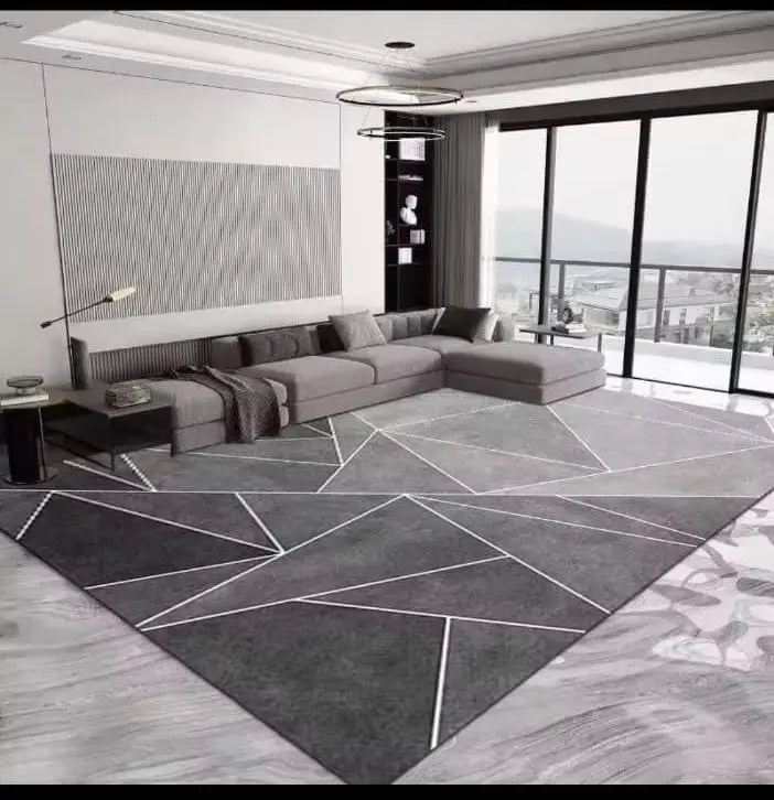 Floor Mat Rug - Non-Slip Stylish Carpet for and Living Room Bedroom - Scrollcart Qatar