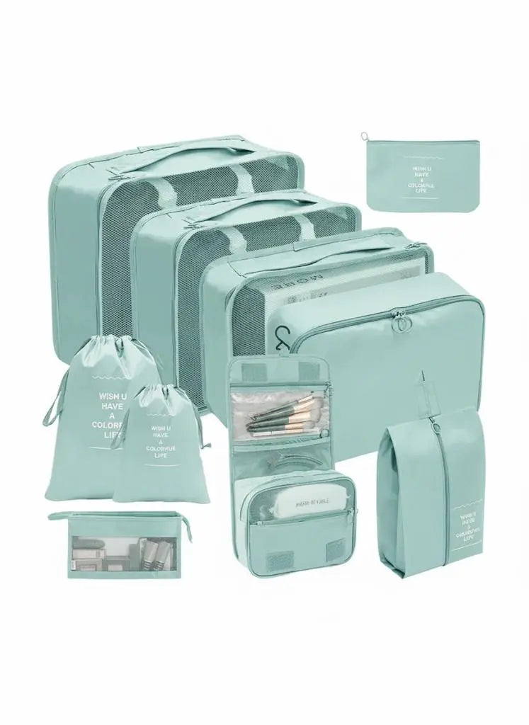 10 Pcs Travel Luggage Organizer Bags Scrollcart Qatar 