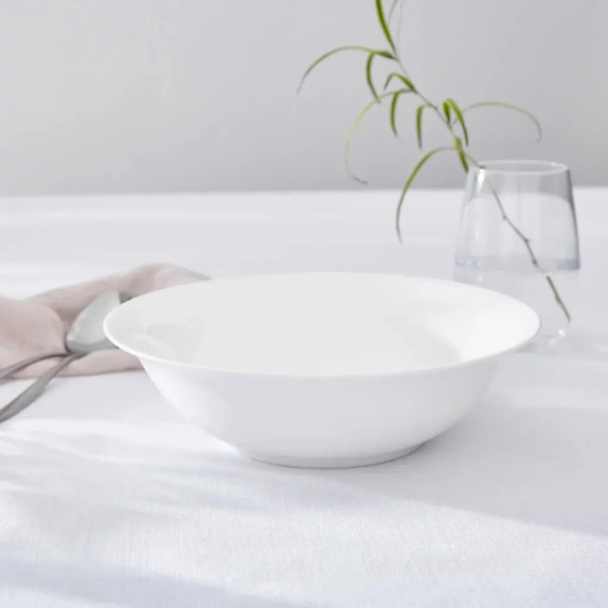 White Serving Bowl 15cm – ZT-15-KS Scrollcart Qatar 