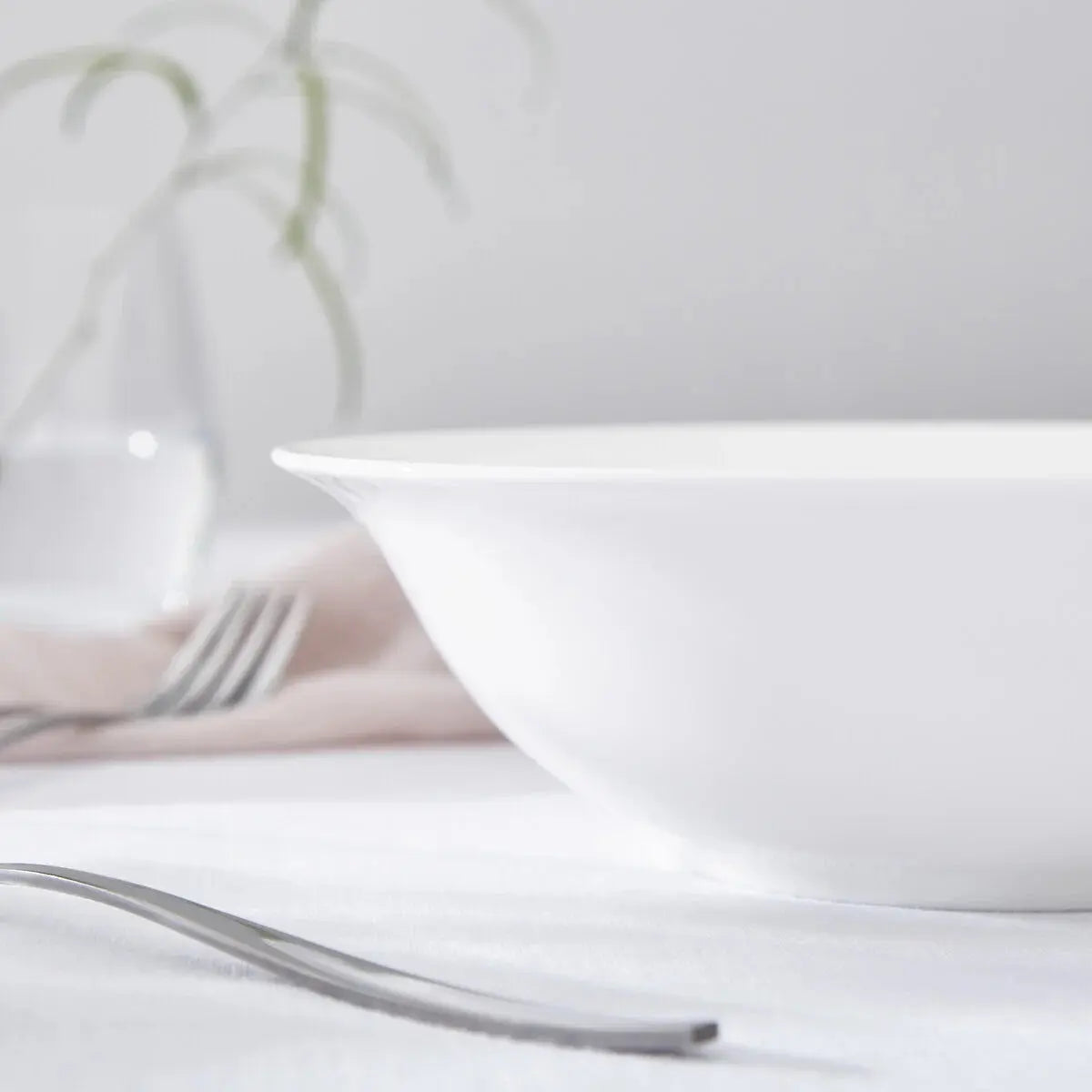 White Serving Bowl 15cm – ZT-15-KS Scrollcart Qatar 