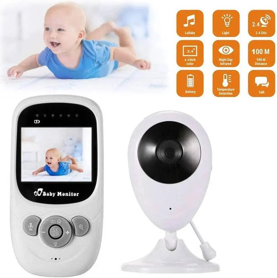 Wireless Digital Video Baby Monitor with 2.4" HD LCD Screen & Night Vision Birkath 