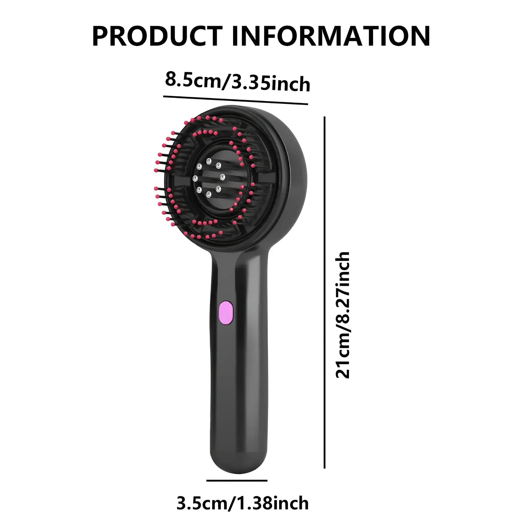 Wireless USB Rechargeable Scalp Massager Comb with Oil Applicator Scrollcart Qatar 