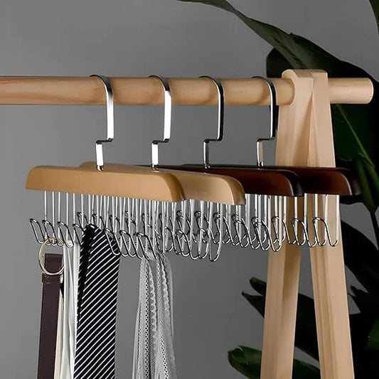 Wooden stainless steel 8-Hook Hanger Price Online Qatar