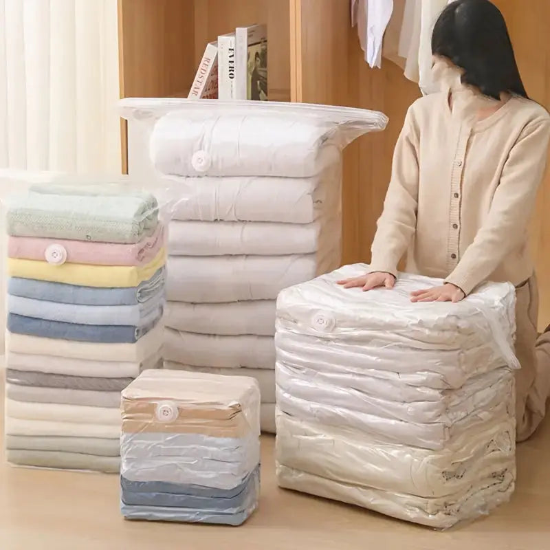 Space-Saving Vacuum Storage Bags for Quilts & Blankets Scrollcart Qatar 