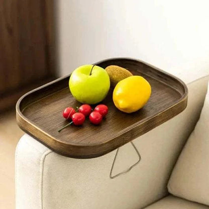 Arm Tray Table with fruit