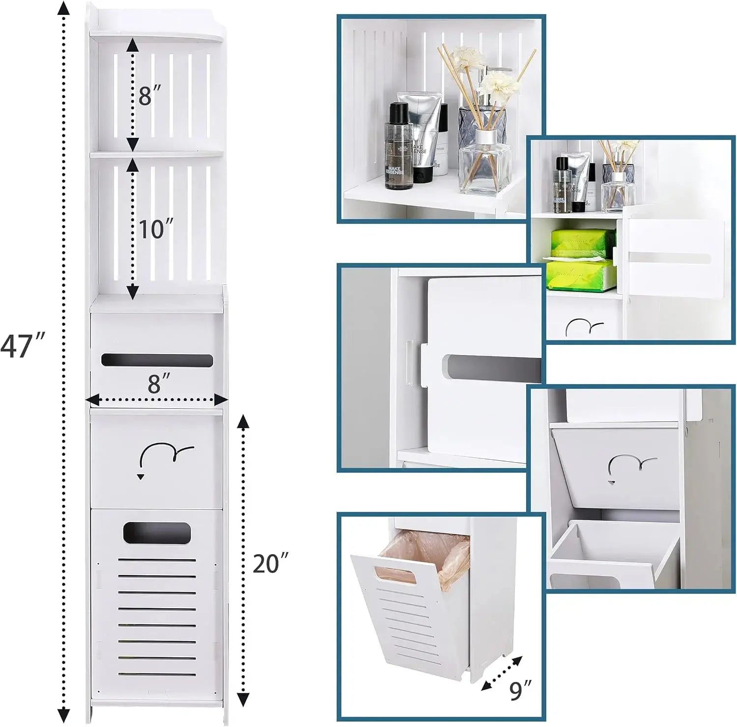 Buy Bathroom Storage Cabinet Price Online in Qatar!