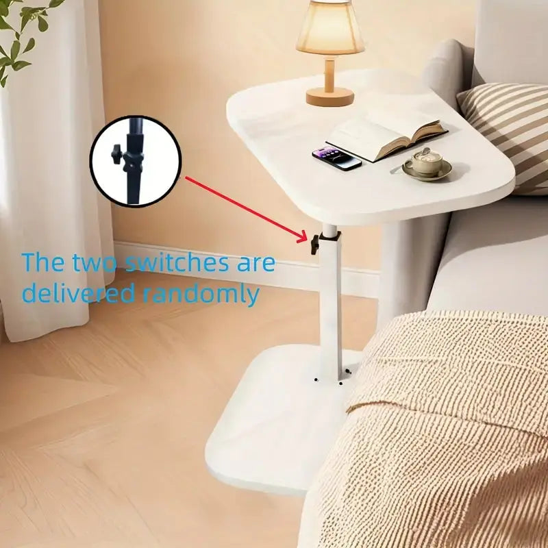 Portable Mini C-Shaped Tea Table – Wooden Side Table for Home Scrollcart Qatar 