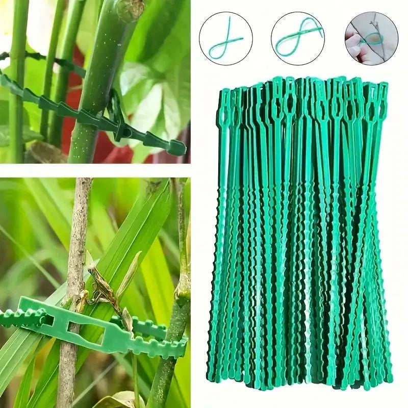 Adjustable Plant Ties – 16.99cm Garden Clips for Supporting Plants, Flowers & Vines Scrollcart Qatar