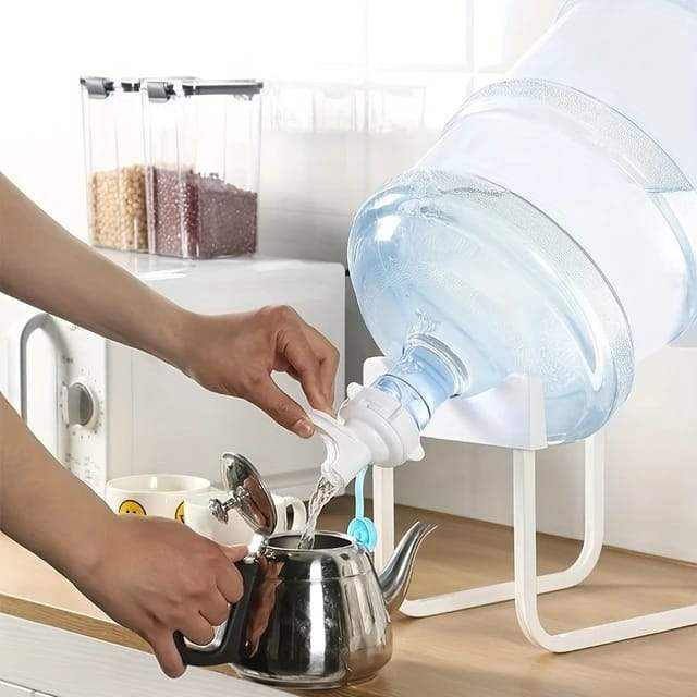 Drinking Water Bottle Dispenser With Metal Stand - Scrollcart Qatar