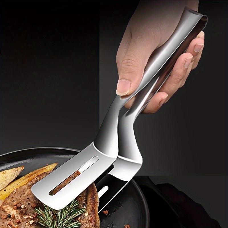 Durable Stainless Steel Steak Tong - Perfect for Grilling, Frying - Essential Kitchen - Scrollcart Qatar