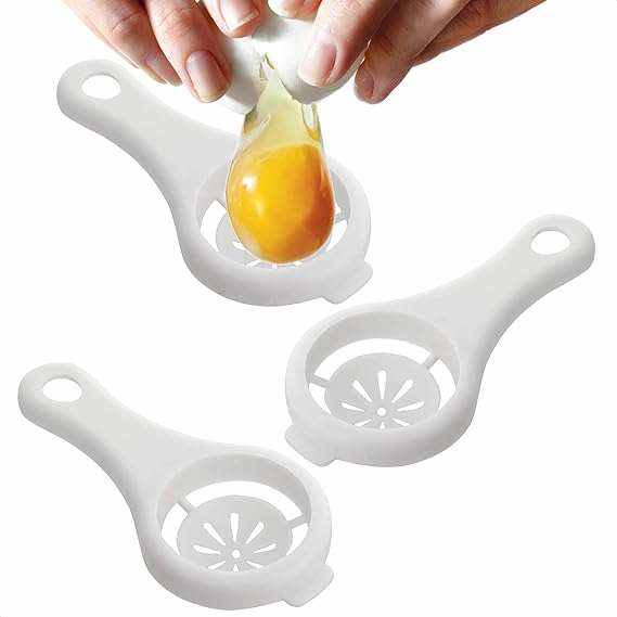 Egg yolk separator practical kitchen tool for making cakes - egg custard - Scrollcart Qatar