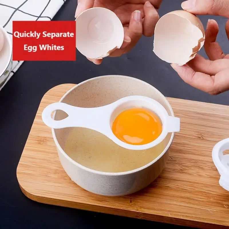 Egg yolk separator practical kitchen tool for making cakes - egg custard - Scrollcart Qatar