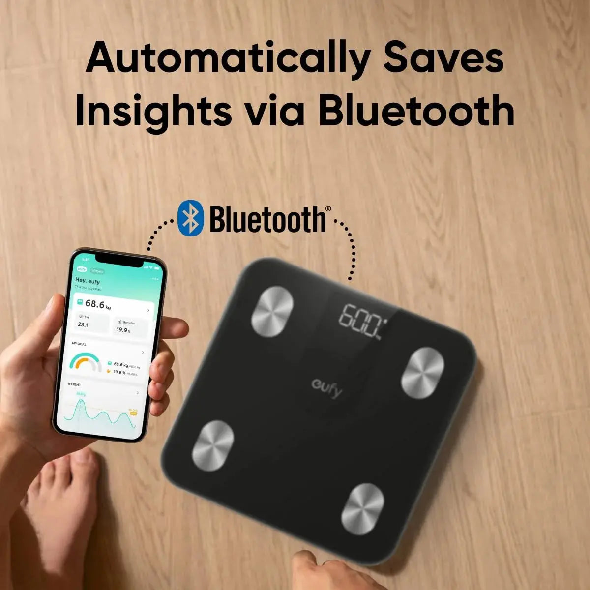 eufy by Anker Smart Scale A1 Bluetooth Black Doha Qatar