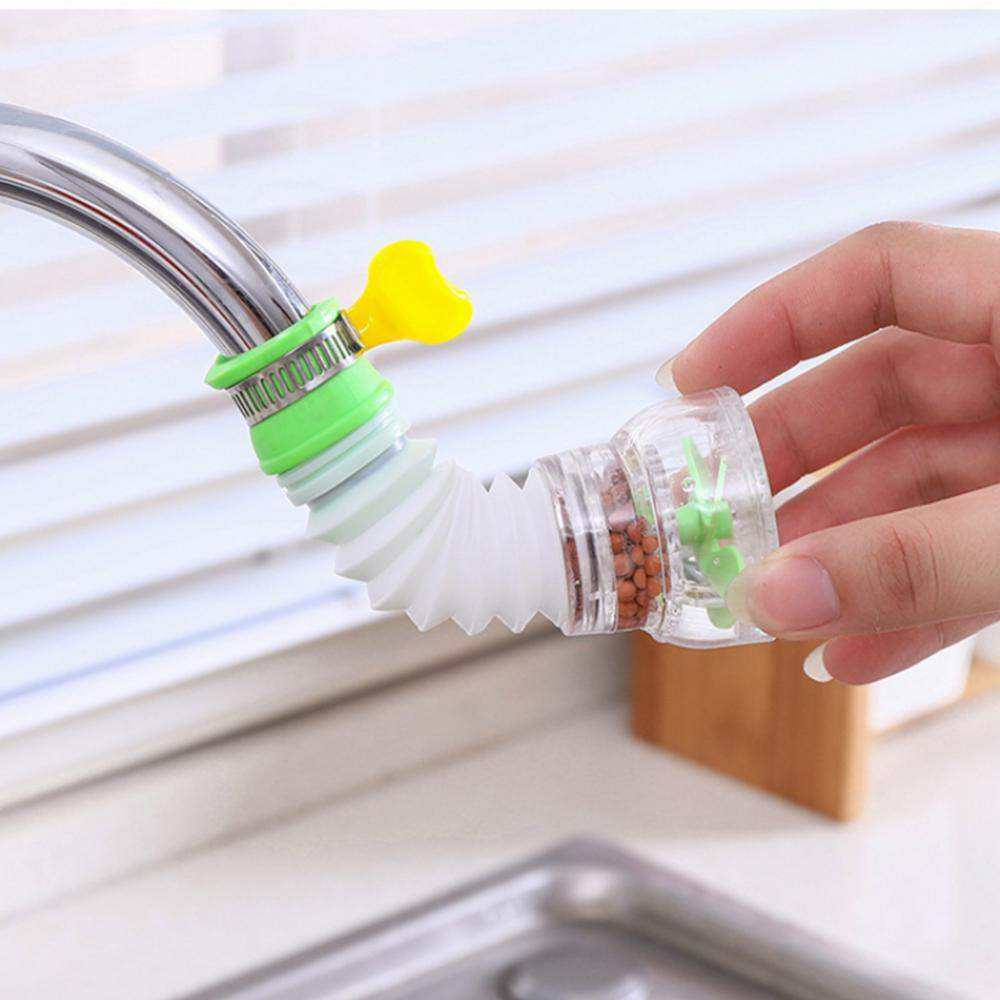 Expandable Kitchen Faucet water Filter Rotating Head Water Purifier - Scrollcart Qatar