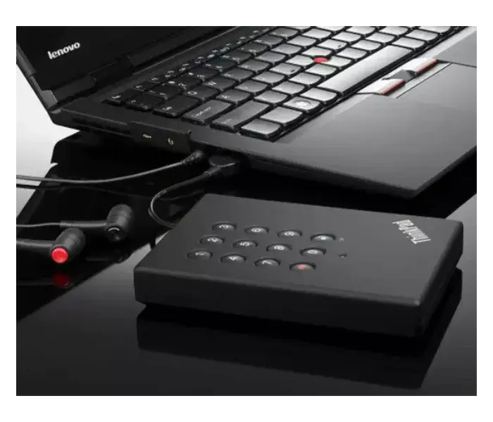Hard Drive - Lenovo ThinkPad USB 3.0 Portable Secure 1 TB Hard Drive - Scrollcart Qatar