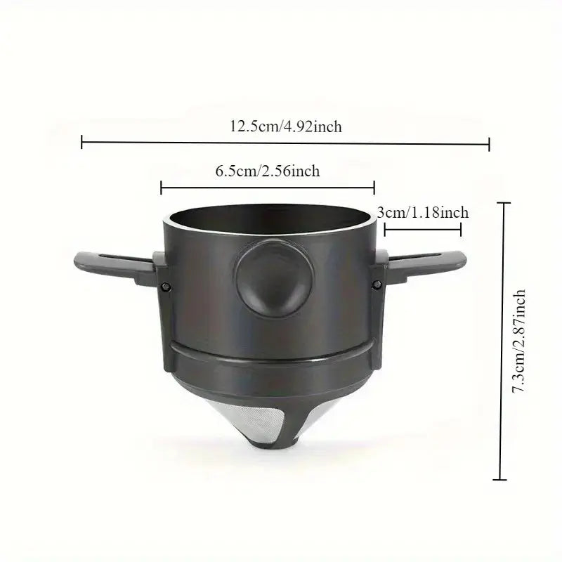 Portable Stainless Steel Reusable Coffee Filter Alamat Qatar
