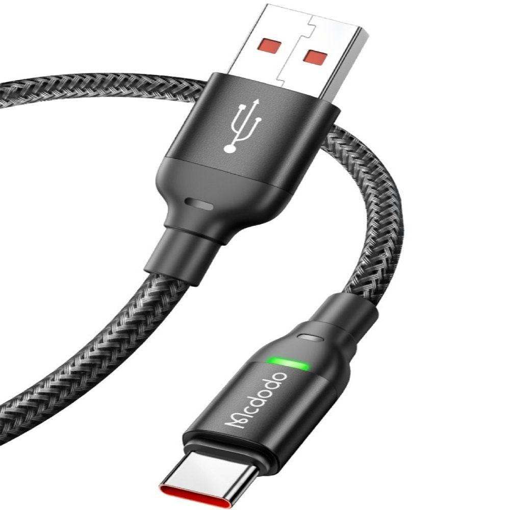 Fast Charging Cable Type C | Mcdodo CA-2710 Quick Charge USB A TO Type-C - Black - Scrollcart Qatar