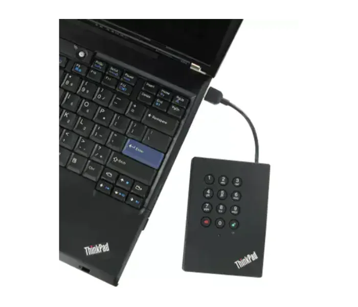 القرص الصلب - محرك الأقراص الصلبة المحمول الآمن Lenovo ThinkPad USB 3.0 بسعة 1 تيرابايت