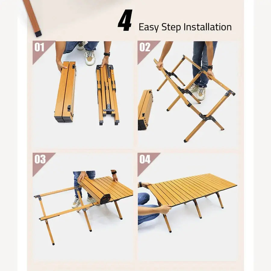  foldable tabble installation
