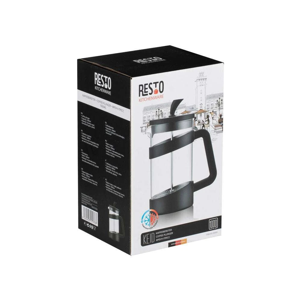 French press 1000ml with box