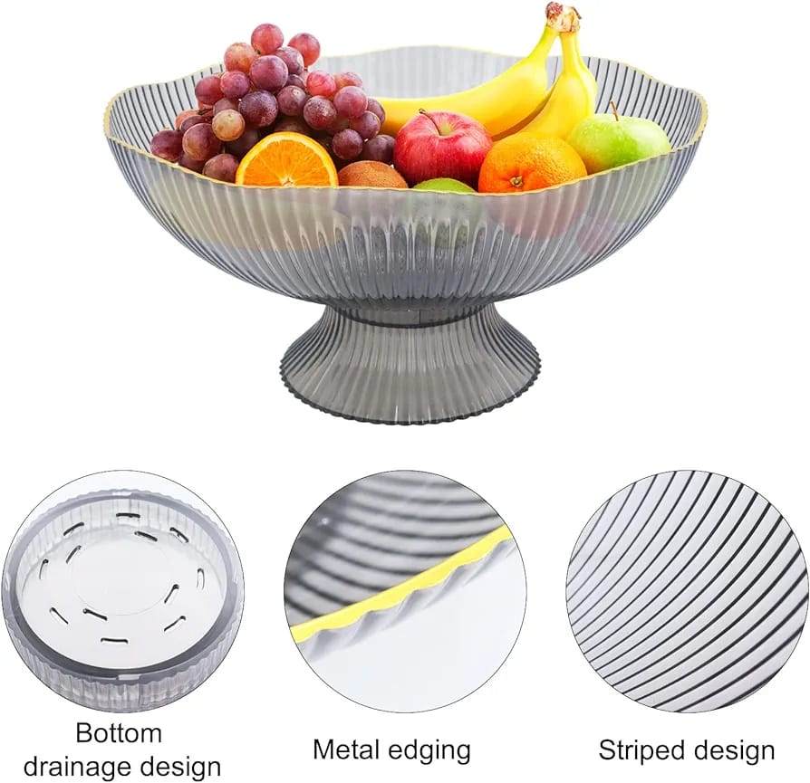 Fruits bowl with dispenser - Scrollcart Qatar