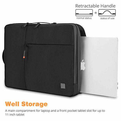 Laptop bag - WiWU Premium Alpha Double Layer Sleeve Waterproof Handbag 13.3" - Scrollcart Qatar