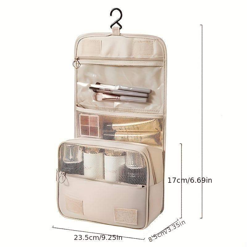 Large Capacity Cosmetic Travel Bag With Durable Handle - Toiletry Storage Bag - Scrollcart Qatar