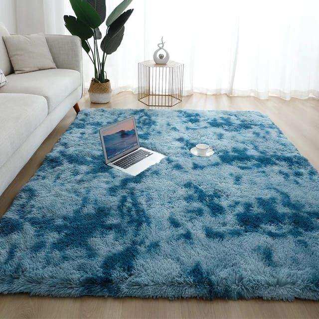 Luxury Modern Indoor Fluffy Rug - Scrollcart Qatar