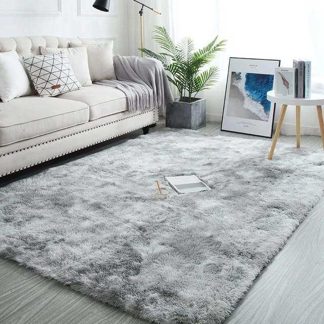 Luxury Modern Indoor Fluffy Rug - Scrollcart Qatar