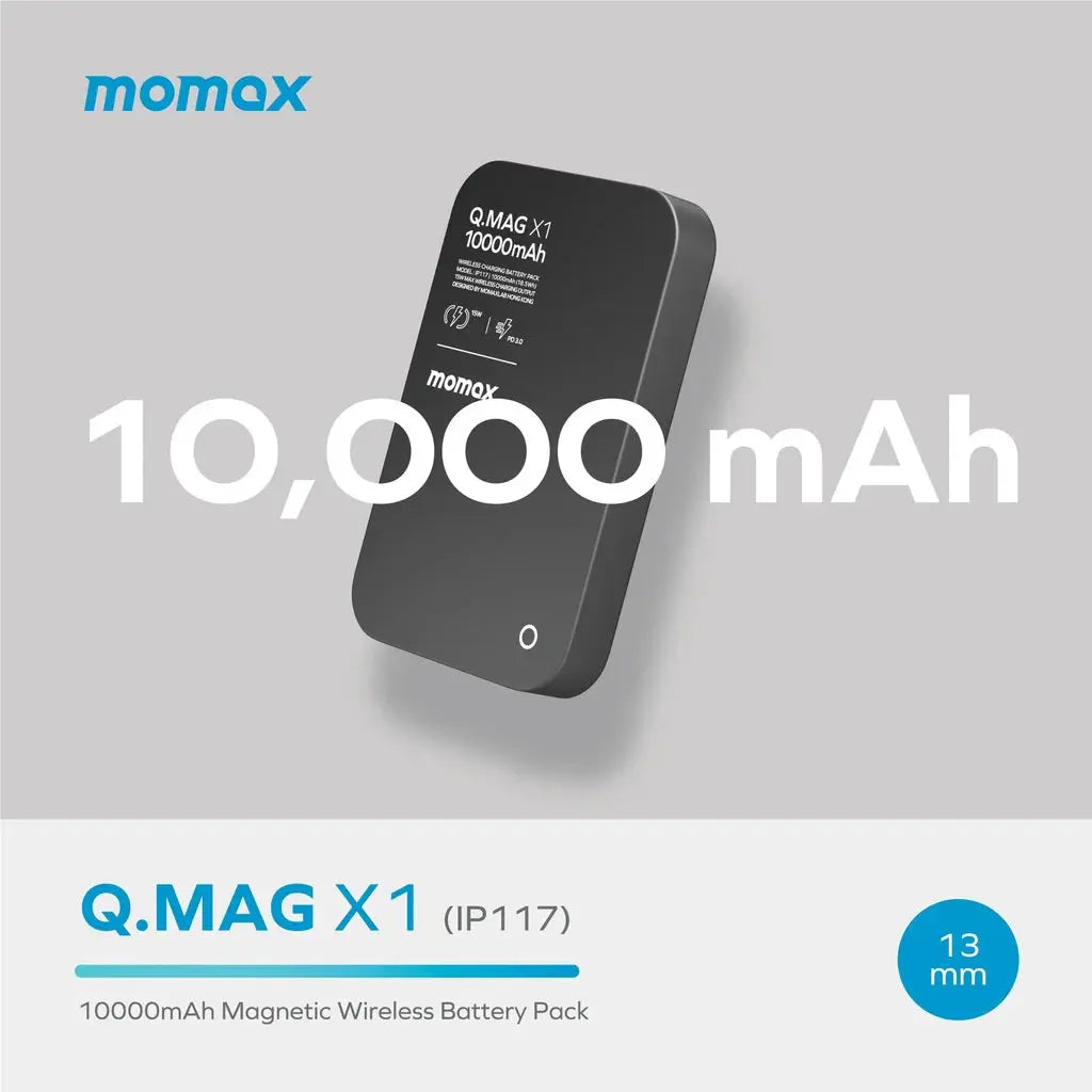 MOMAX Q.MAG X1 10000mAh 15W Magsafe Wireless Power Bank qatar