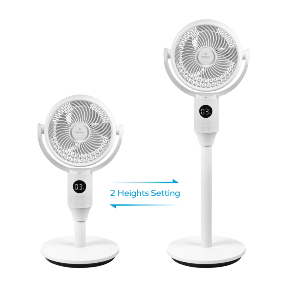MOMAX Airoma Tower 3D Air Circulation Diffuser Tower Fan