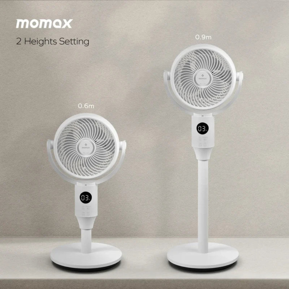 MOMAX Airoma Tower 3D Air Circulation Diffuser Tower Fan