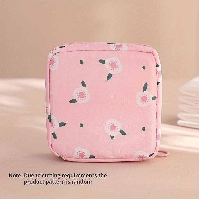 Multi-Function Travel Storage Bag - Sanitary Pad Pouch - Perfect For Toiletries, Sanitary Napkins, And Makeup - Scrollcart Qatar