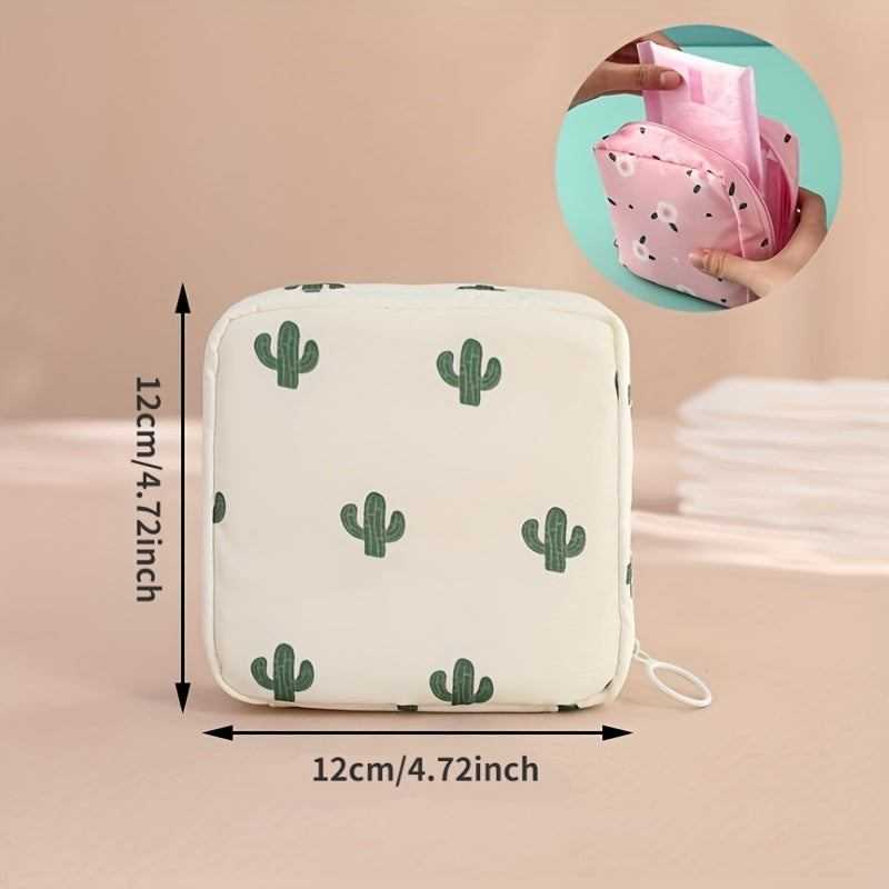 Multi-Function Travel Storage Bag - Sanitary Pad Pouch - Perfect For Toiletries, Sanitary Napkins, And Makeup - Scrollcart Qatar