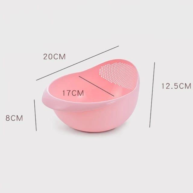 Multi-Functional Rice Washing Basin Draining Water - Scrollcart Qatar