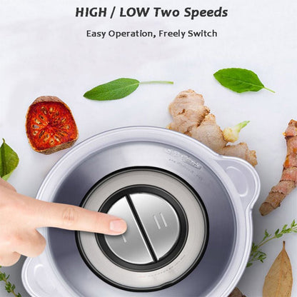 Multipurpose Food Processor - 2-Speed Modes, 300W Power Grinder - Scrollcart Qatar