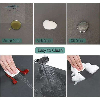 Non-slip Dish Drying Mat Super Absorbent Counder Top - Tableware Draining Quick Dry Pad - Scrollcart Qatar