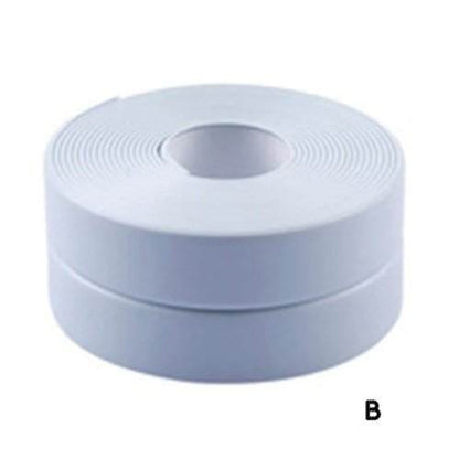 PVC waterproof sealing tape for kitchen sink, Bathroom Shower Corner, Bathtub Corner, Sink Sealing Tape - Scrollcart Qatar