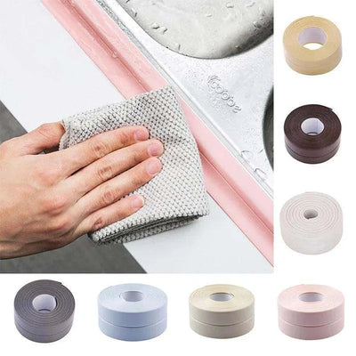 PVC waterproof sealing tape for kitchen sink, Bathroom Shower Corner, Bathtub Corner, Sink Sealing Tape - Scrollcart Qatar