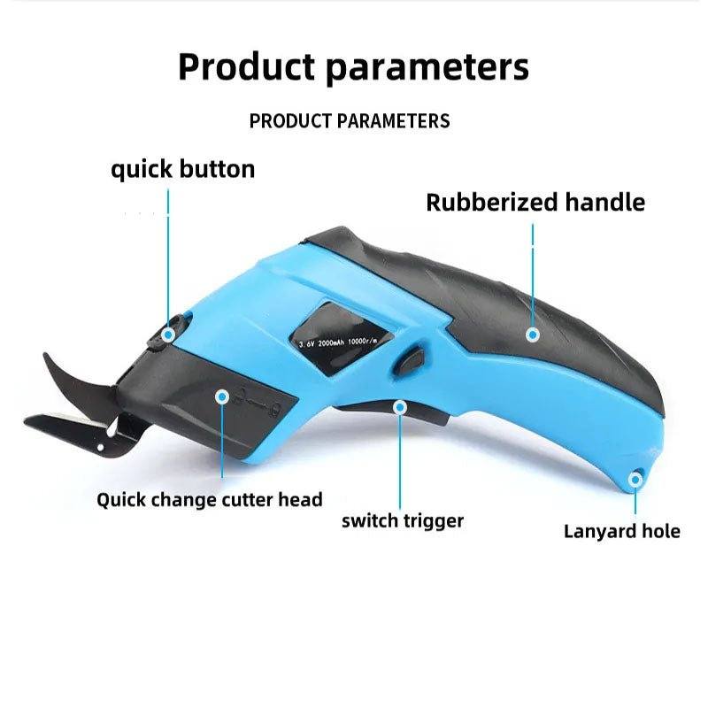 Rechargable Cordless Electric Scissors - Scrollcart Qatar