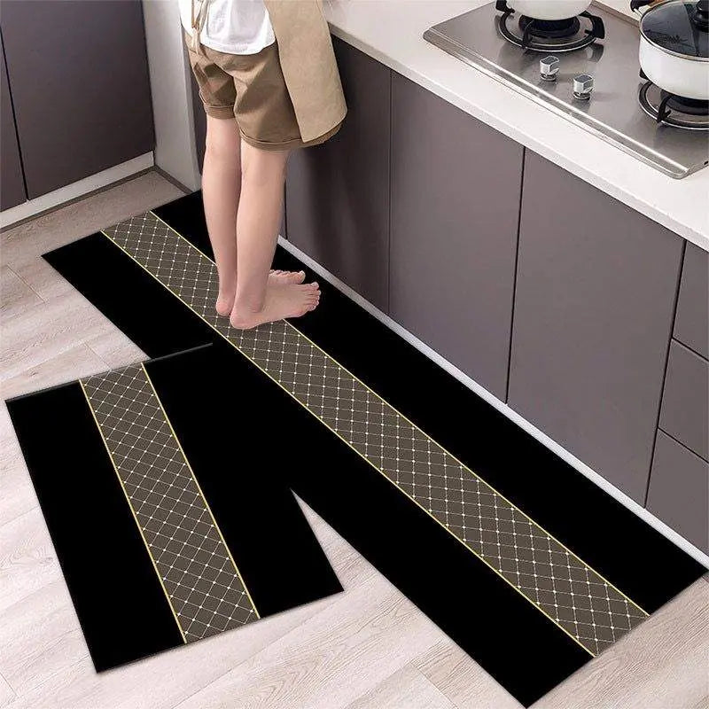 2 pcs Kitchen Floor Mats: Non-Slip, Super Absorbent, Quick-Dry - Scrollcart Qatar