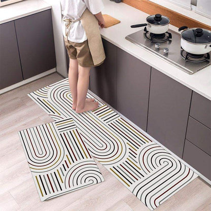 2 pcs Kitchen Floor Mats: Non-Slip, Super Absorbent, Quick-Dry