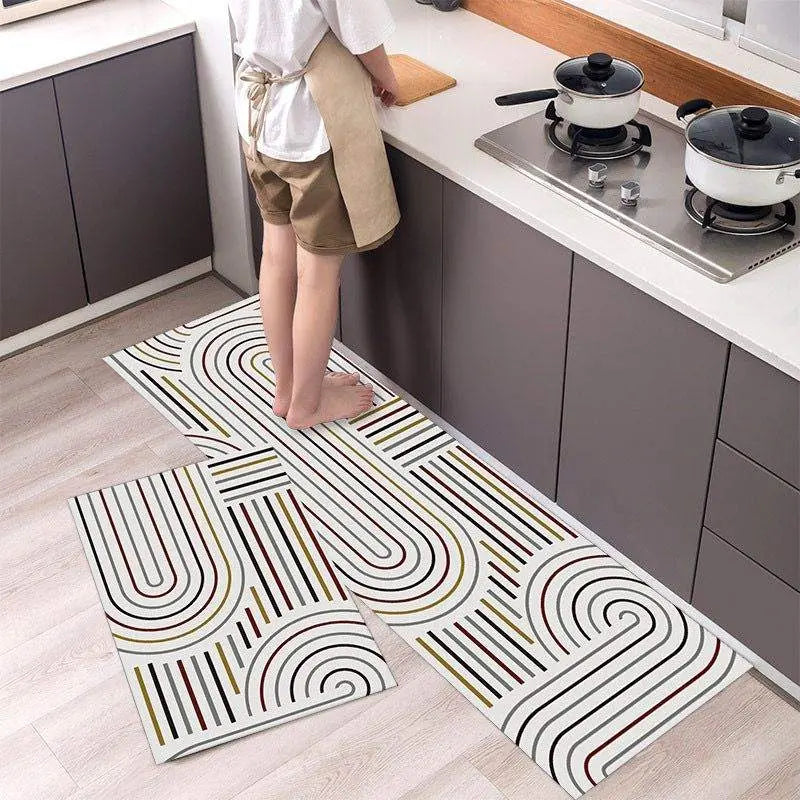 2 pcs Kitchen Floor Mats: Non-Slip, Super Absorbent, Quick-Dry - Scrollcart Qatar