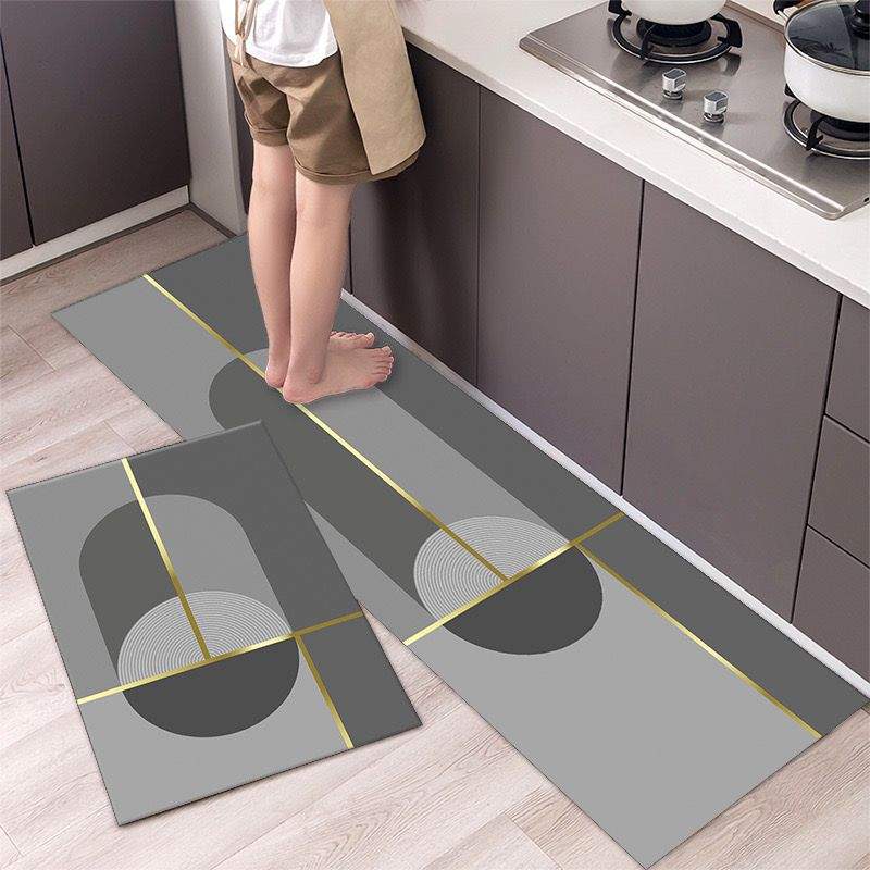 2 pcs Kitchen Floor Mats: Non-Slip, Super Absorbent, Quick-Dry